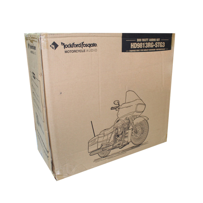 Rockford Harley Davidson 6.5" & 6x9" Fairing/Saddlebag Speakers w/ 4ch Amp Kit