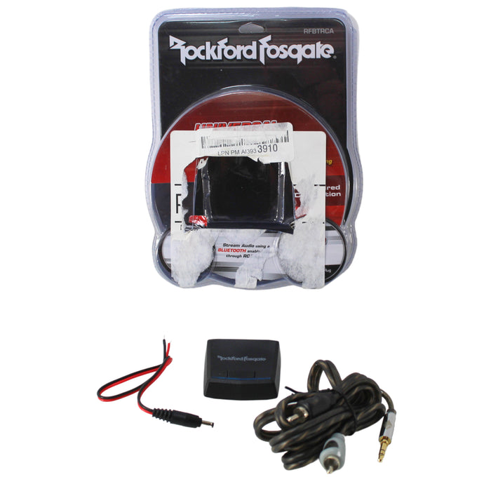 Rockford Bluetooth Receiver to RCA Adapter for Wireless Streaming OPEN BOX