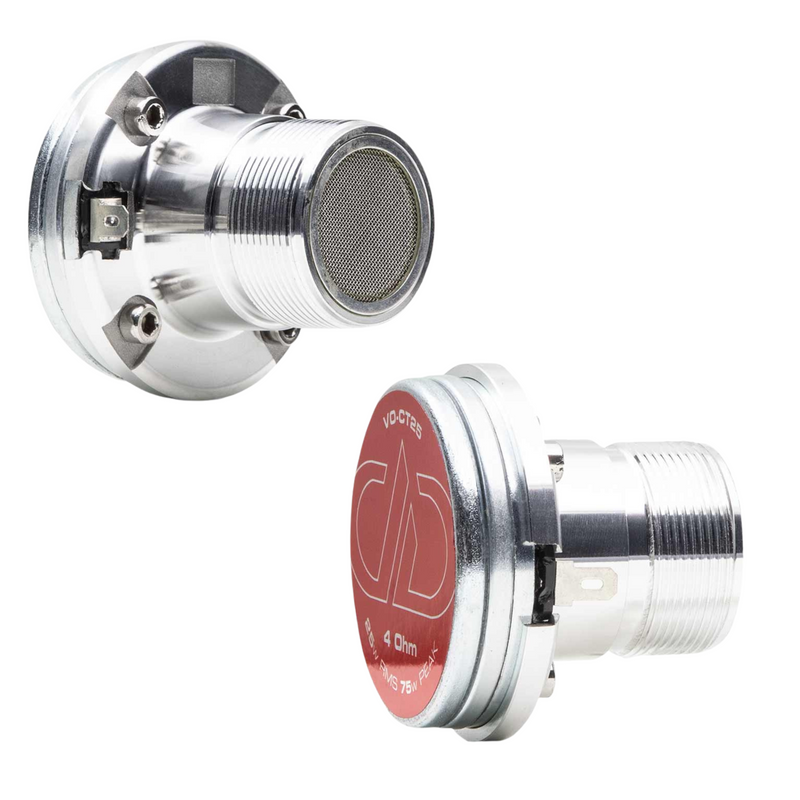 DD Audio Pair of 1 Inch 75 Watt Voice Optimized Compression Tweeters VO-CT25