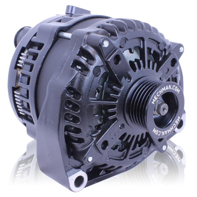 Mechman E-Series 320 Amp Black Finish Alternator For 96 - 04 GM Truck 8206320B