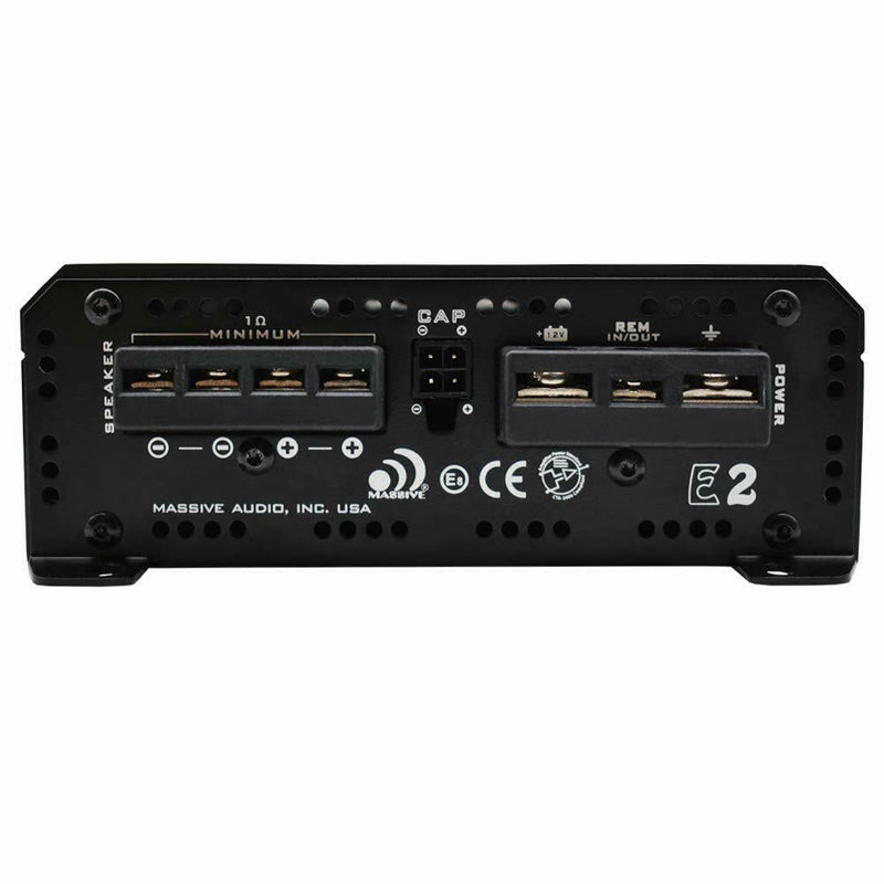 Massive Audio Nano Edge Monoblock Amplifier 1600 Watt 1 Ohm Stable E2