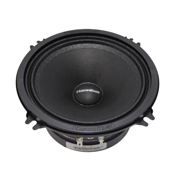 Deaf Bonce Car Audio 5" Midrange Speakers 200 Watt 4 Ohm Hannibal Black MH-50