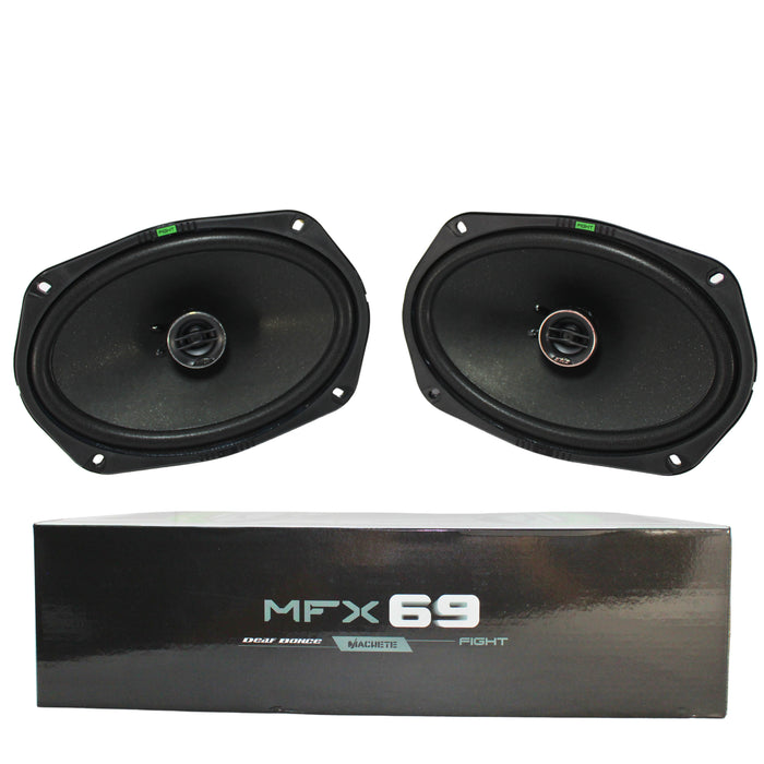 Deaf Bonce Machete MFX-69 Pair of 6x9" 150 Watts Max 4 Ohm Coaxial Speakers