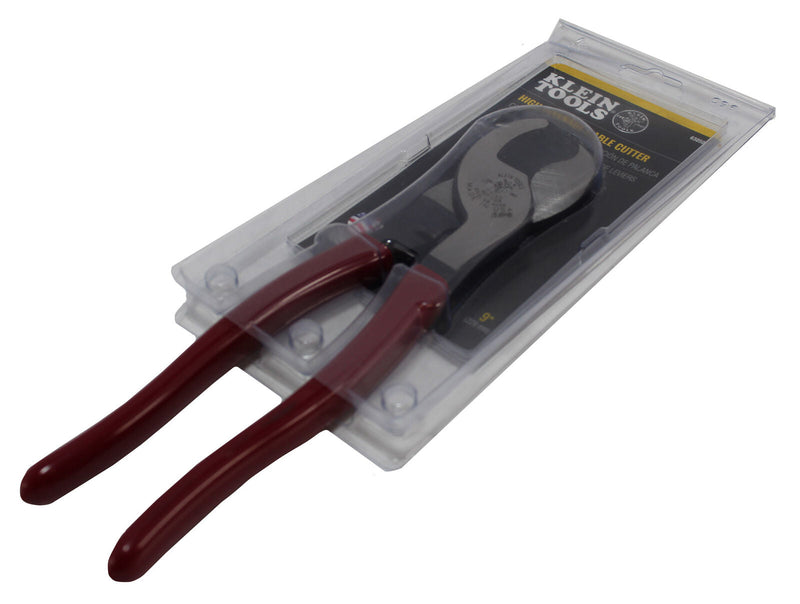 Klein Tools 9" Heavy Duty AWG Cable Wire Cutter Steel High Leverage IB63050