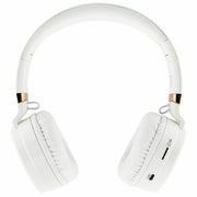 DS18 Over Ear Wireless Noise Canceling Bluetooth Headphones White Microphone - Big Jeff Online Inc