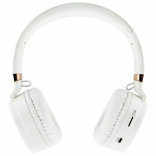 DS18 Over Ear Wireless Noise Canceling Bluetooth Headphones White Microphone - Big Jeff Online Inc