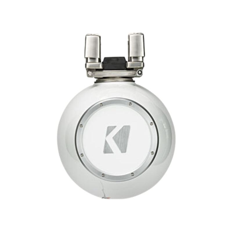 Kicker 11" 600W Marine Audio Boat Tower Horn Pair of White Speakers 44KMTC114W