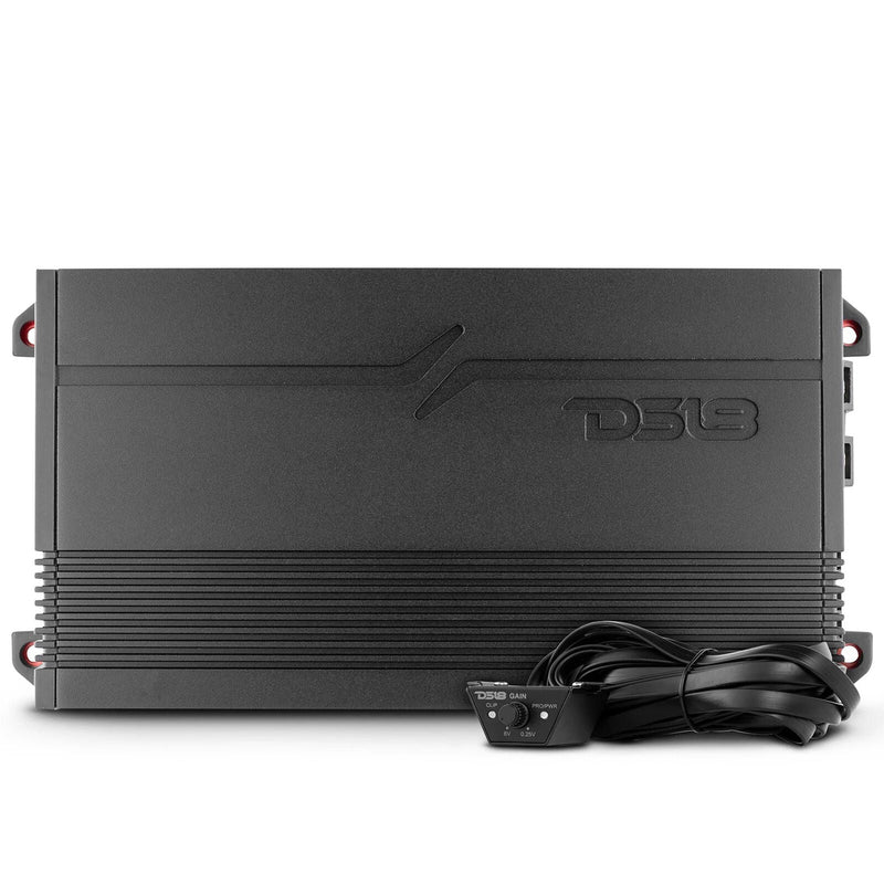 DS18 Monoblock Subwoofer Amplifier 1800W Class D & Bass Knob w/ Clip Indicator