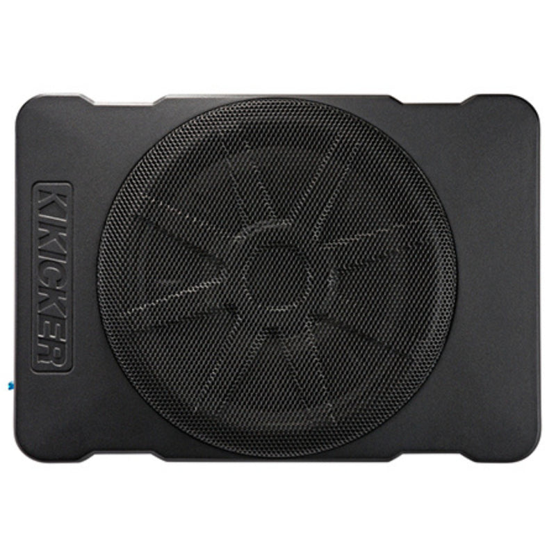 Kicker Hideaway Series 10" Compact Powered Subwoofer with Remote Bass Control