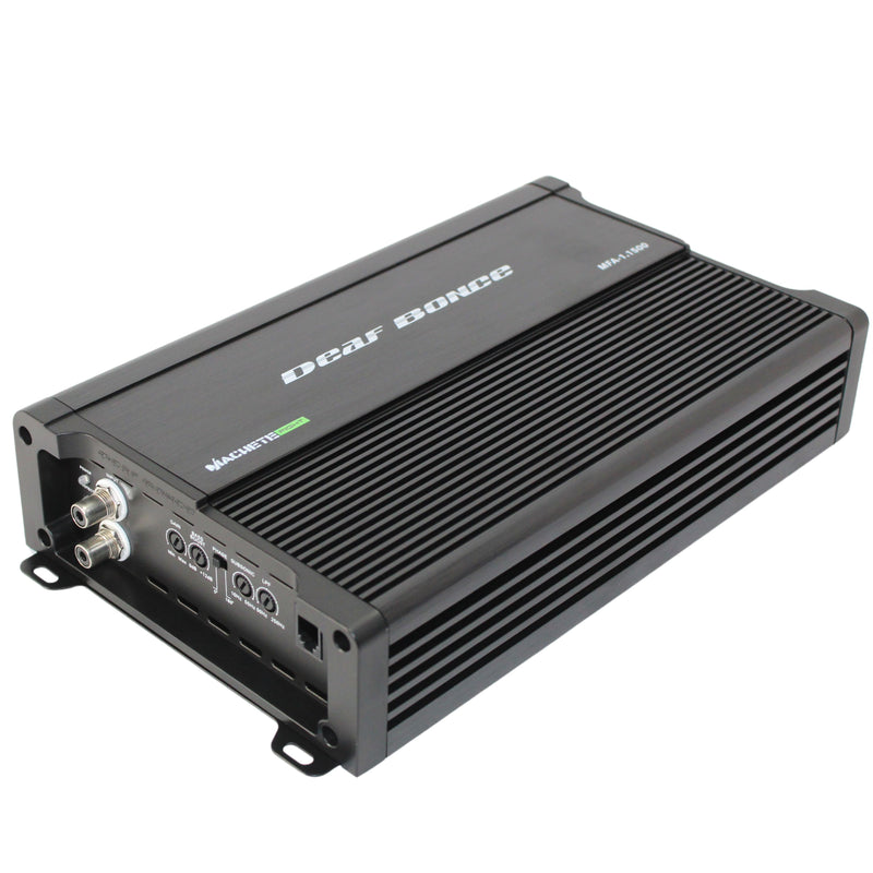 Deaf Bonce Machete Class D 1500 Watt RMS 1 Ohm Monoblock Amplifier MFA-1.1500