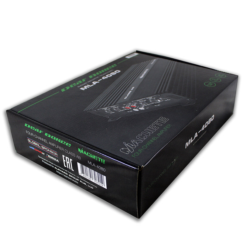 Deaf Bonce Monoblock Power Amplifier Class D 1000W Car Audio Machete w/Bass Knob