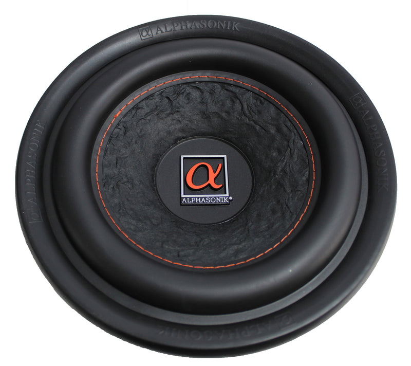 Alphasonik 8” Subwoofer 600 Watts Max 4 Ohm Hyper 200 Series HSW208