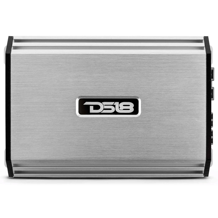 DS18 Car Audio 4 Channel Amplifier Full Range Class D 3000 Watt Silver S3000.4D