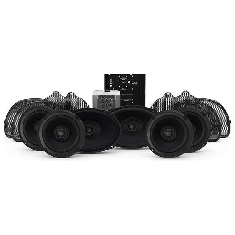 Rockford Harley Davidson Road / Street Glide CVO 6 Speakers, Amplifier & Amp Kit