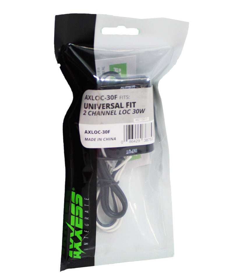 Axxess 30 Watt 2-Channel RCA Line-Output Converter 6:1 Fixed Step Down AXLOC-30F