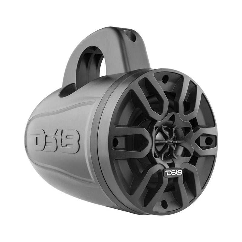 DS18 HYDRO 4" 300 Watts 4 Ohm 2 Way Black Wakeboard Pod Tower Speakers Pair
