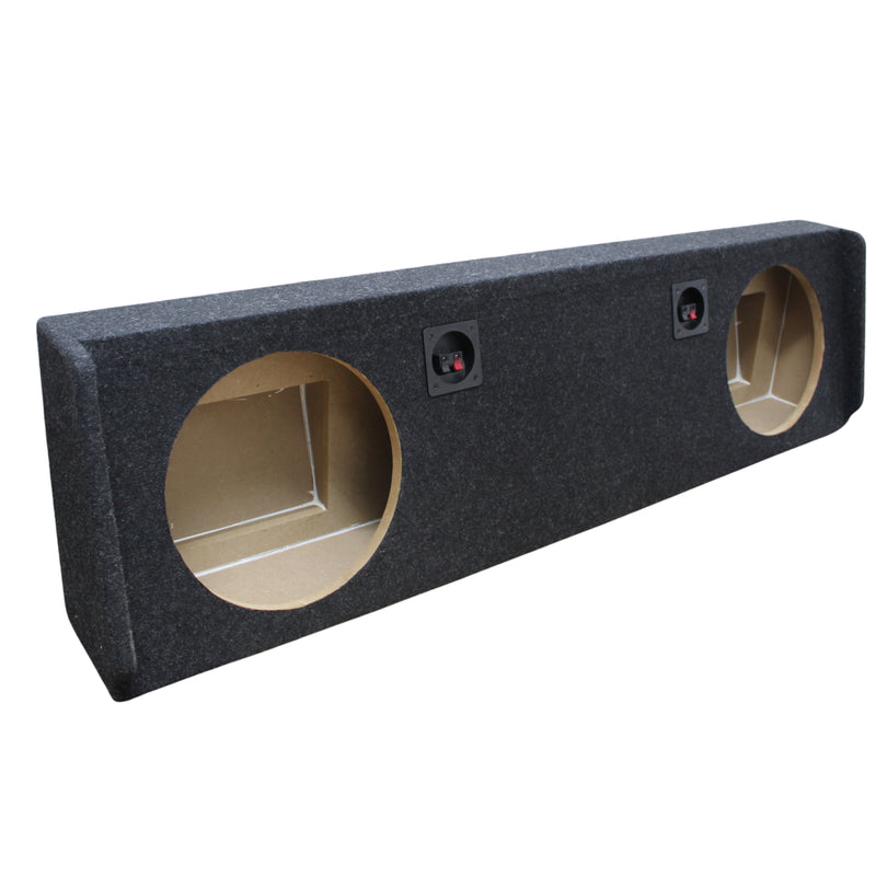 King Boxes 12" Dual DF Sealed Carpet Box 14-18 Silverado/Sierra Crew Cab AG25-12