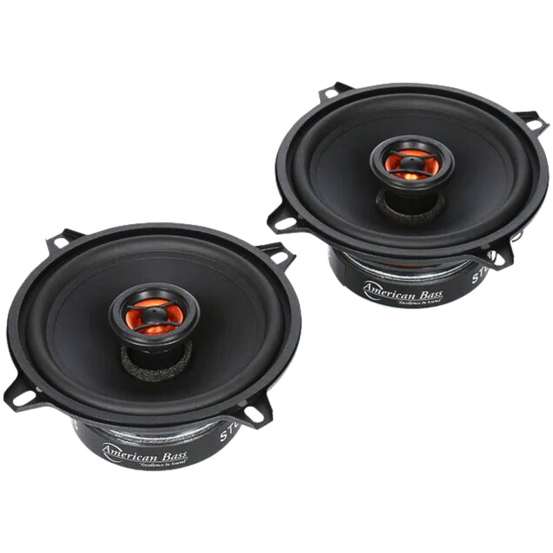 American Bass 5.25"Pair of Studio Series 120W Max Coaxial Speakers STUDIO5.25