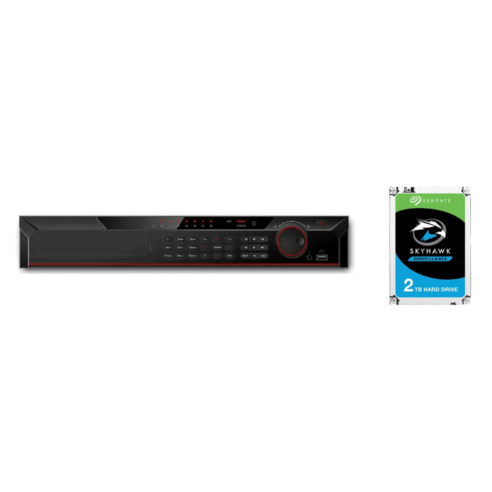 ENS Security 32 CH Penta-brid 5MP 1080P 1.5U Digital Video Recorder + 2TB HDD