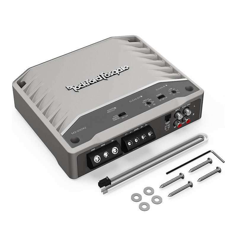 Rockford Fosgate M2-200X2 2 Channel 200 Watt Full Range Class D Marine Amplifier