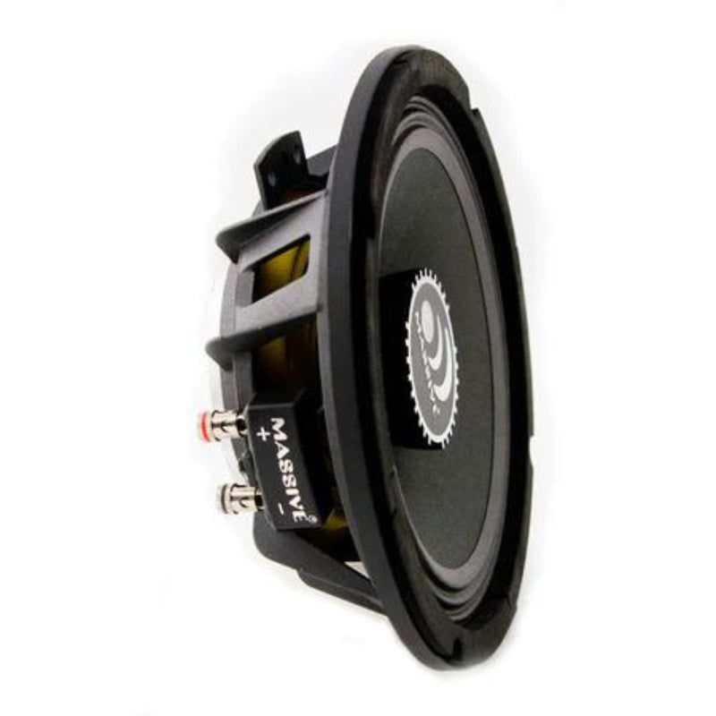 Massive Audio MS Series 8" 140W RMS 4 Ohm Mid Range Shallow Speaker M8S