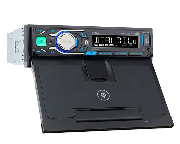 Jensen MPQ914 Single Din Bluetooth AM/FM USB/AUX Digital Car Stereo