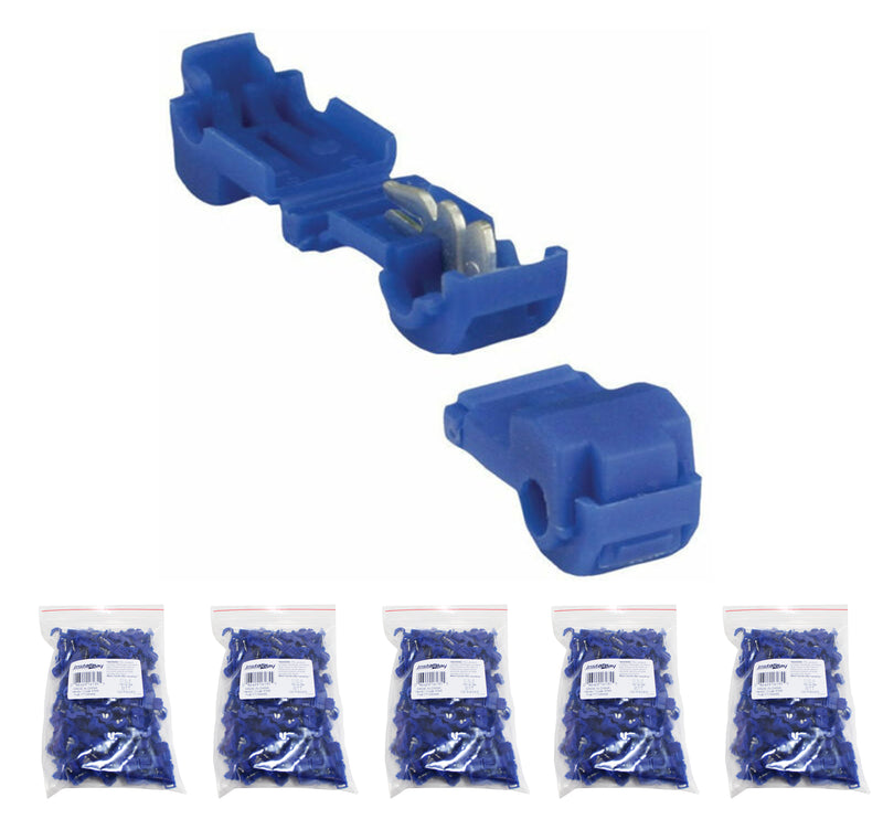 Metra Install Bay 16/14 Gauge Insulation T-Tap Economy Connector 500pcs BTT