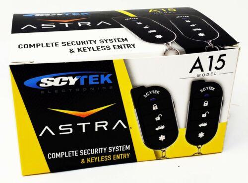 Scytek A15 Keyless Entry Car Alarm Security System, 2 Key Fob 2 Door Locks