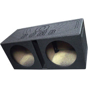 Dual Vented 12" Rhino Coated Sub Woofer Enclosure Speaker Box Ported Chamber - Big Jeff Online Inc