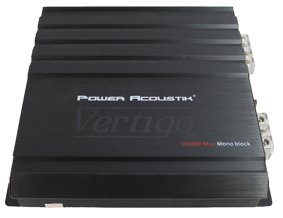 Power Acoustik Vertigo Series 1600W Amplifier Class D Monoblock VA1-1600D