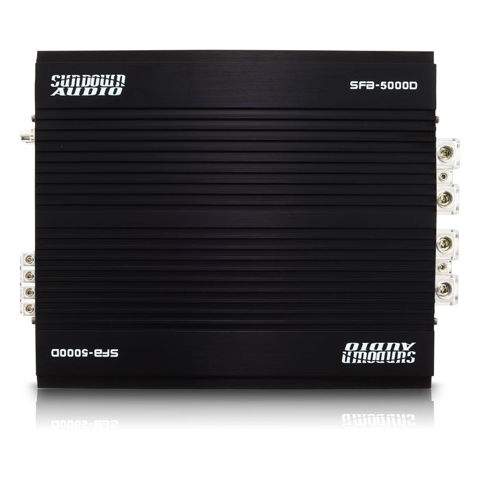 Sundown Audio Full Range Mono Amplifier 5000W RMS 1 Ohm Class D w/ Bass Knob SFB