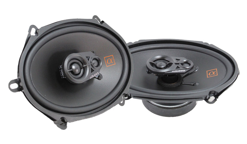 Alphasonik Neuron Series 6" x 8" 360 Watts 3 Ohm 3-Way Speakers NS683