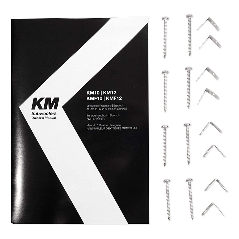 Kicker 12" Marine Powersport 4 Ohm 350 Watt Subwoofer 45KM124