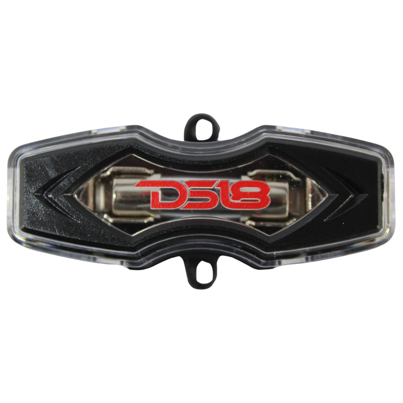 DS18 80A AGU Glass Inline 4 Ga or 8 Ga Fuse Holder with 80 Amp Fuse FHSAGU80A - Big Jeff Online Inc
