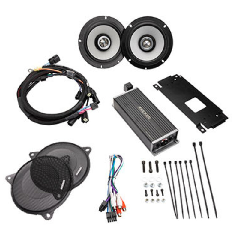 Kicker 6.5" 2014+ Audio Kit Harley Davidson Street/Electra/Ultra Glide Fairings