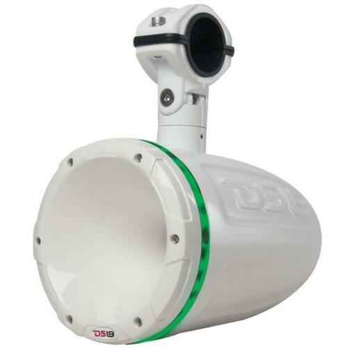 HYDRO 1.75" Driver Wakeboard Pod Tower Speaker 900W White RGB LED Light - Big Jeff Online Inc