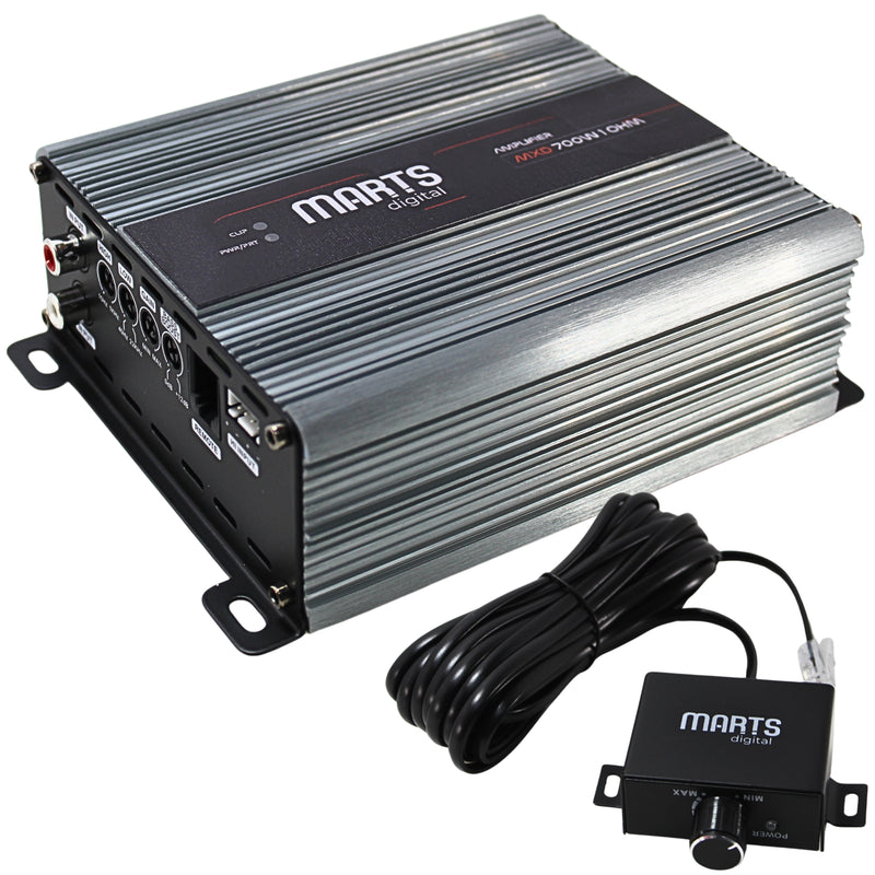 Marts Digital MXD Series Monoblock Full Range 700W 1 Ohm Amplifier MXD-700-1-V2