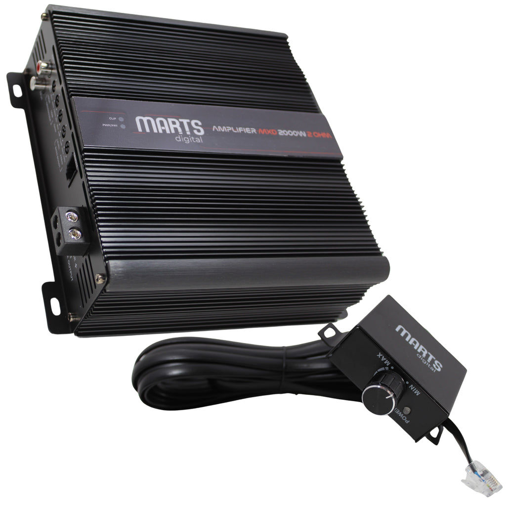 Marts Digital MXD Series Monoblock 2K 2 Ohm Full Range Amplifier