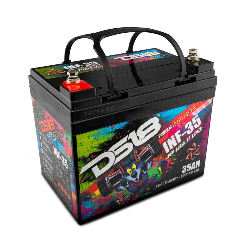 DS18 12V Battery 35 AH 1250 Watts AGM 525 Amps Non Spillable INFINITE INF-35