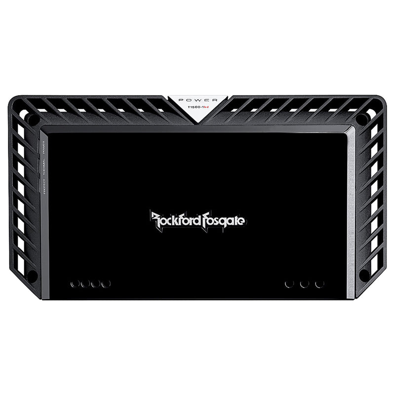Rockford Fosgate Monoblock 1500W Class BD Constant Power Amplifier + Install Kit
