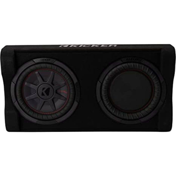 Kicker CompRT 10" Subwoofer Powered Down-Firing Loaded Enclosure w/ Built-In Amp