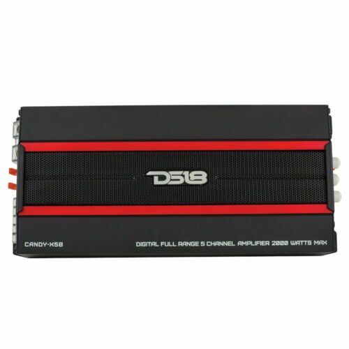 DS18 5-Channel 2000W 2-Ohm Full Range Amplifier Compact CANDY-X5B