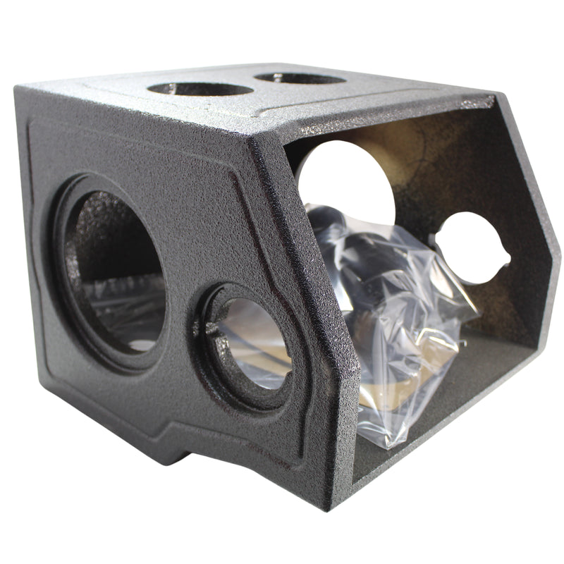 King Boxes Mini 04-08 Ford (2) 6.5" (2) 1" Tweeter Sprayed Center Console
