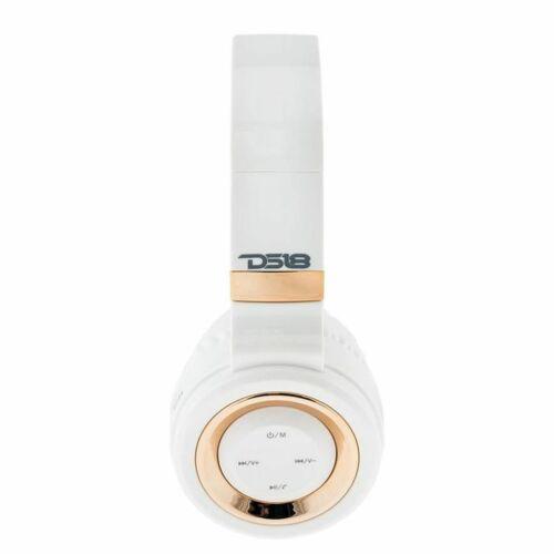 DS18 Over Ear Wireless Noise Canceling Bluetooth Headphones White Microphone - Big Jeff Online Inc