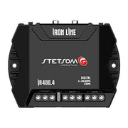 STETSOM IR400.4 2 ohms Iron Line Car Audio 400W Compact Amplifier 4 channel - Big Jeff Online Inc