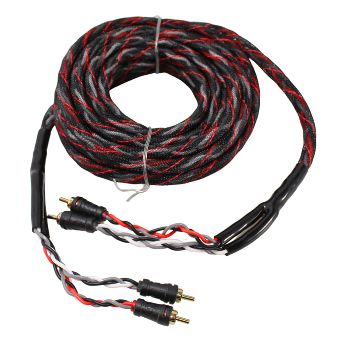 Audiopipe 17ft 2 Channel OFC Interconnect Cable RCA CPP-TW17