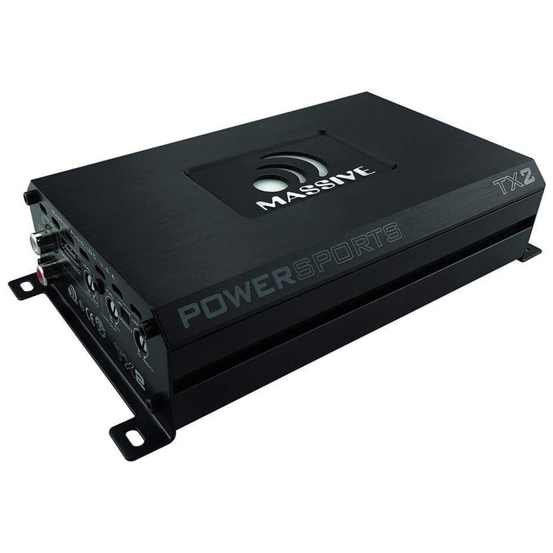 Massive Audio Trident TX2 2 Channel 480W Bluetooth Full Range Marine Amplifier