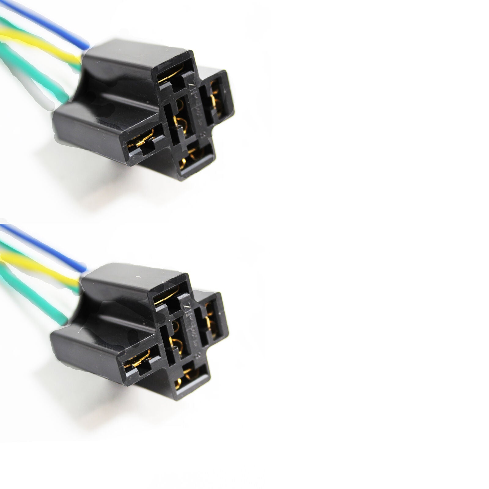 5-Pack 12V Automotive Relays – 5 Pin SPST, 40A, With Fuse Harness