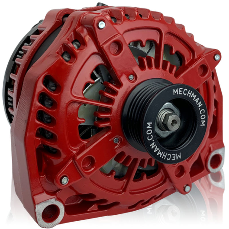 Mechman E-Series 400 Amp Red Alternator For 96 - 04 GM Truck 8206400-RED