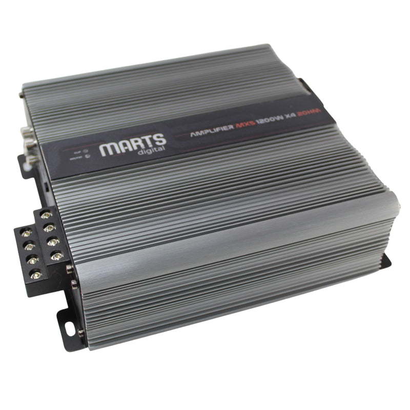 Marts Digital MXS Series 1200 Watt 4 Channel 2 Ohm Amplifier